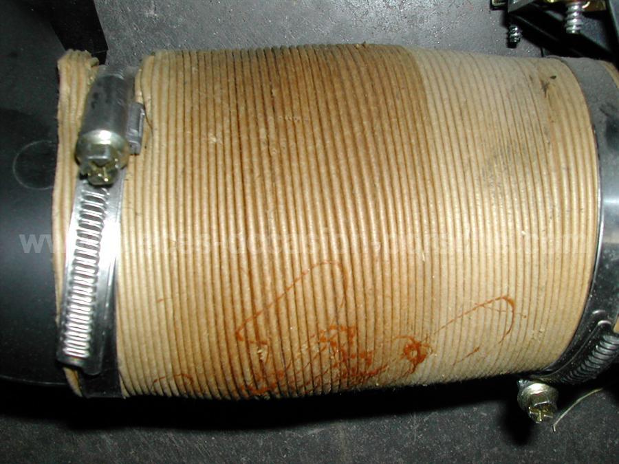 Gaine de chauffage alu D Porsche 993